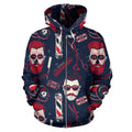 BARBER ZIP-UP HOODIE
