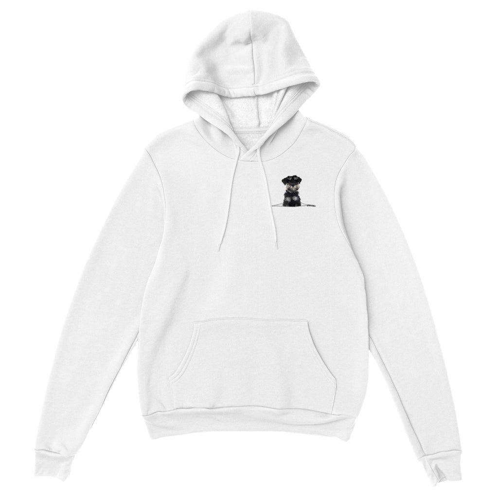 Miniature Schnauzer Zip Unisex Pullover Hoodie